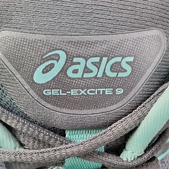 ASICS Gel-Excite9 Lightweight Mesh Design Grey & Blue Running Shoe Women's 8 - Picture 11 of 13